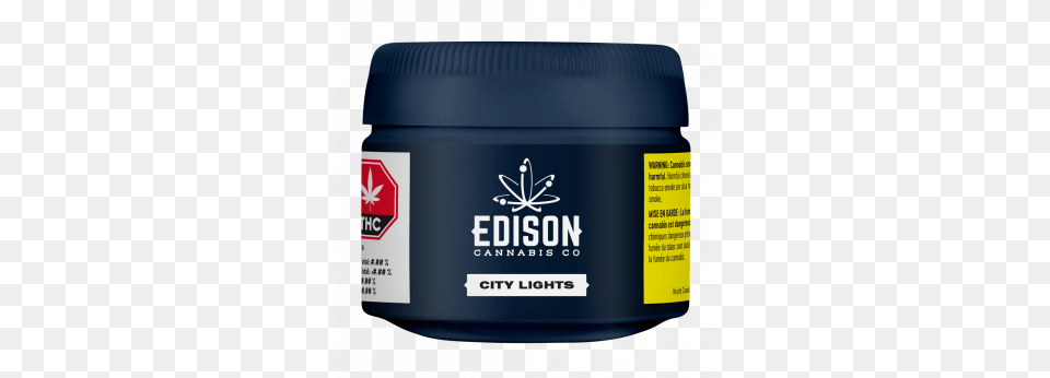 City Lights Edison Cannabis Co, Bottle, Aftershave, Shaker Free Transparent Png