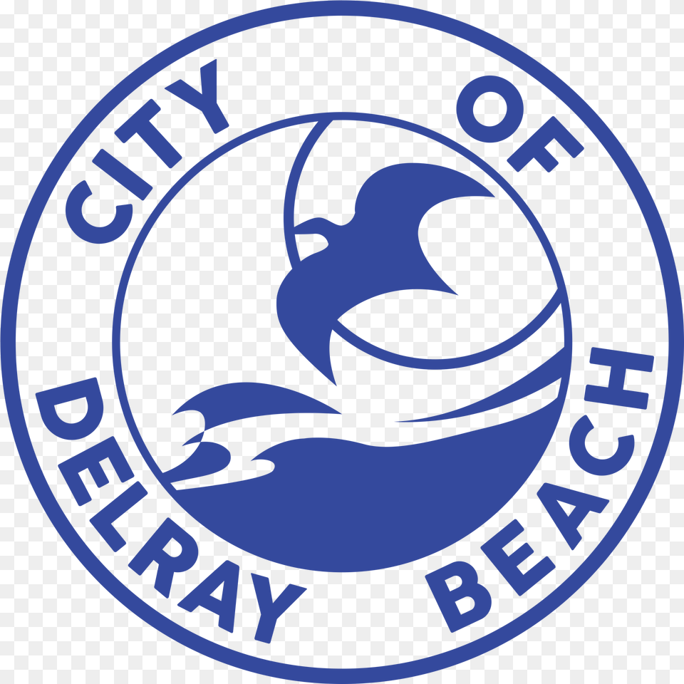 City Logos City Of Delray Logo, Emblem, Symbol, Disk Free Png