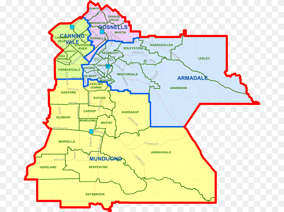 City Of Armadale Map, Chart, Plot, Atlas, Diagram Free Transparent Png