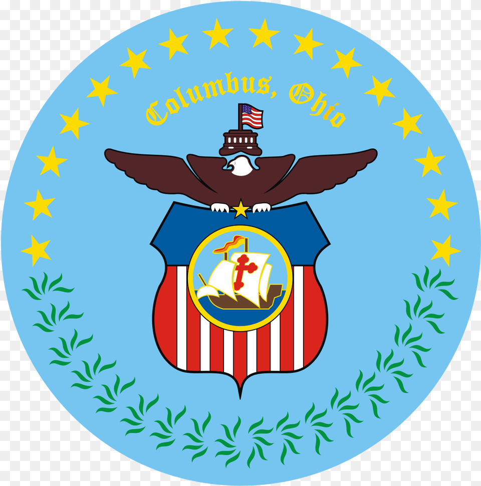 City Of Columbus Oh Logo, Badge, Emblem, Symbol Free Transparent Png