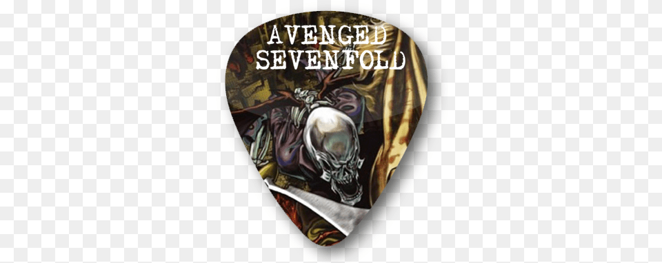 City Of Evil Standard Guitar Pick Avenged Sevenfold City Of Evil, Musical Instrument, Plectrum Png Image