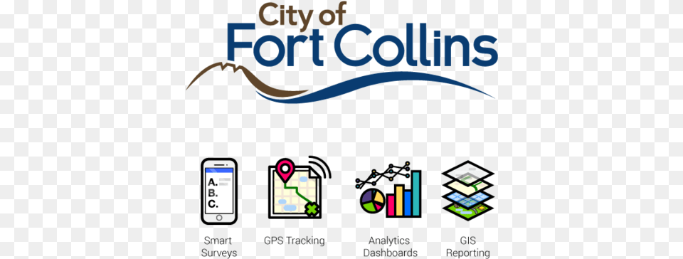 City Of Fort Collins Logotype Technologies Used City Of Fort Collins Utilities, Art, Graphics, Blackboard, Text Free Png Download