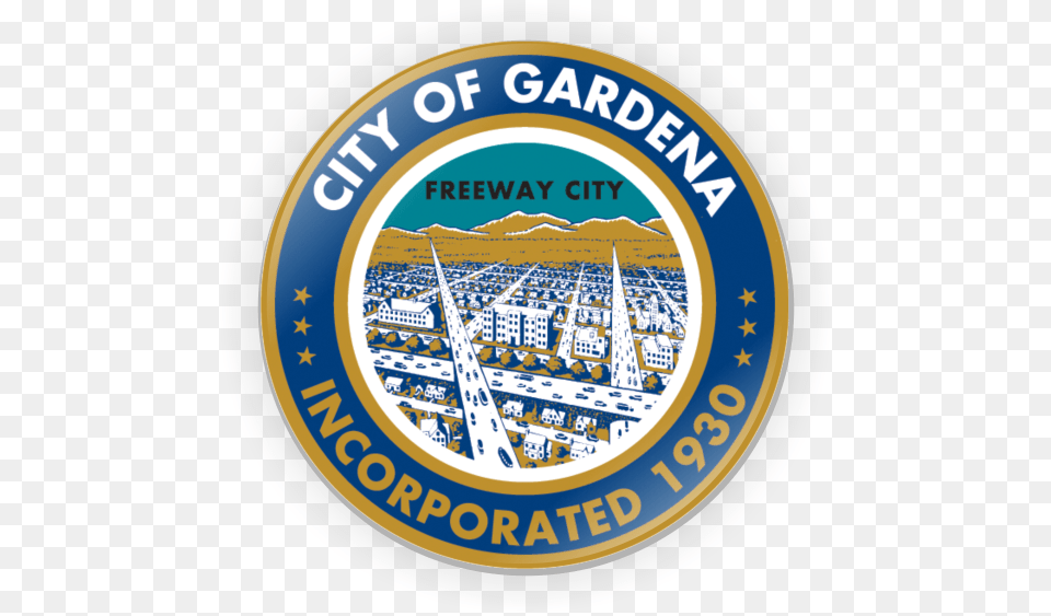 City Of Gardena, Logo, Badge, Symbol, Emblem Png Image