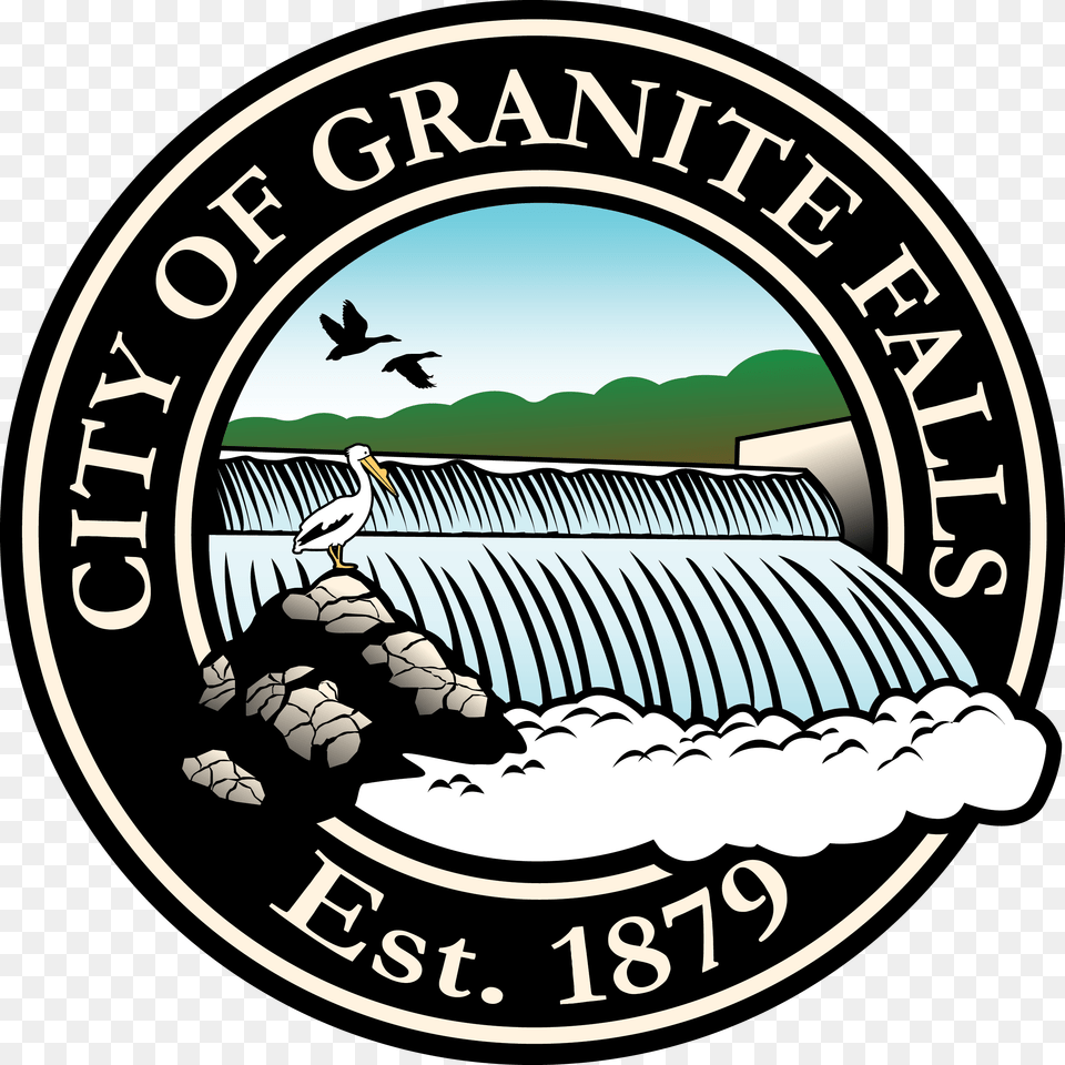 City Of Granite Falls Paul Brown Lures Logo, Outdoors, Water, Animal, Bird Free Png