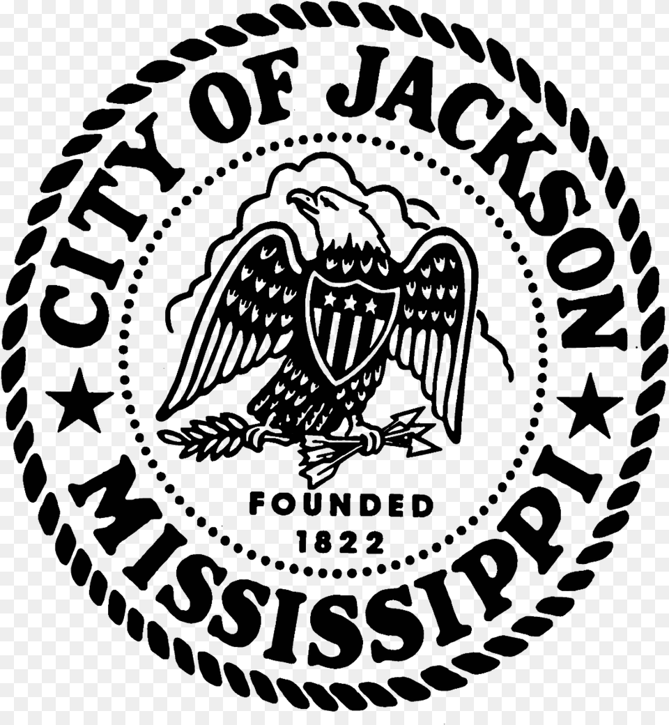 City Of Jackson Mississippi Seal, Gray Free Png Download