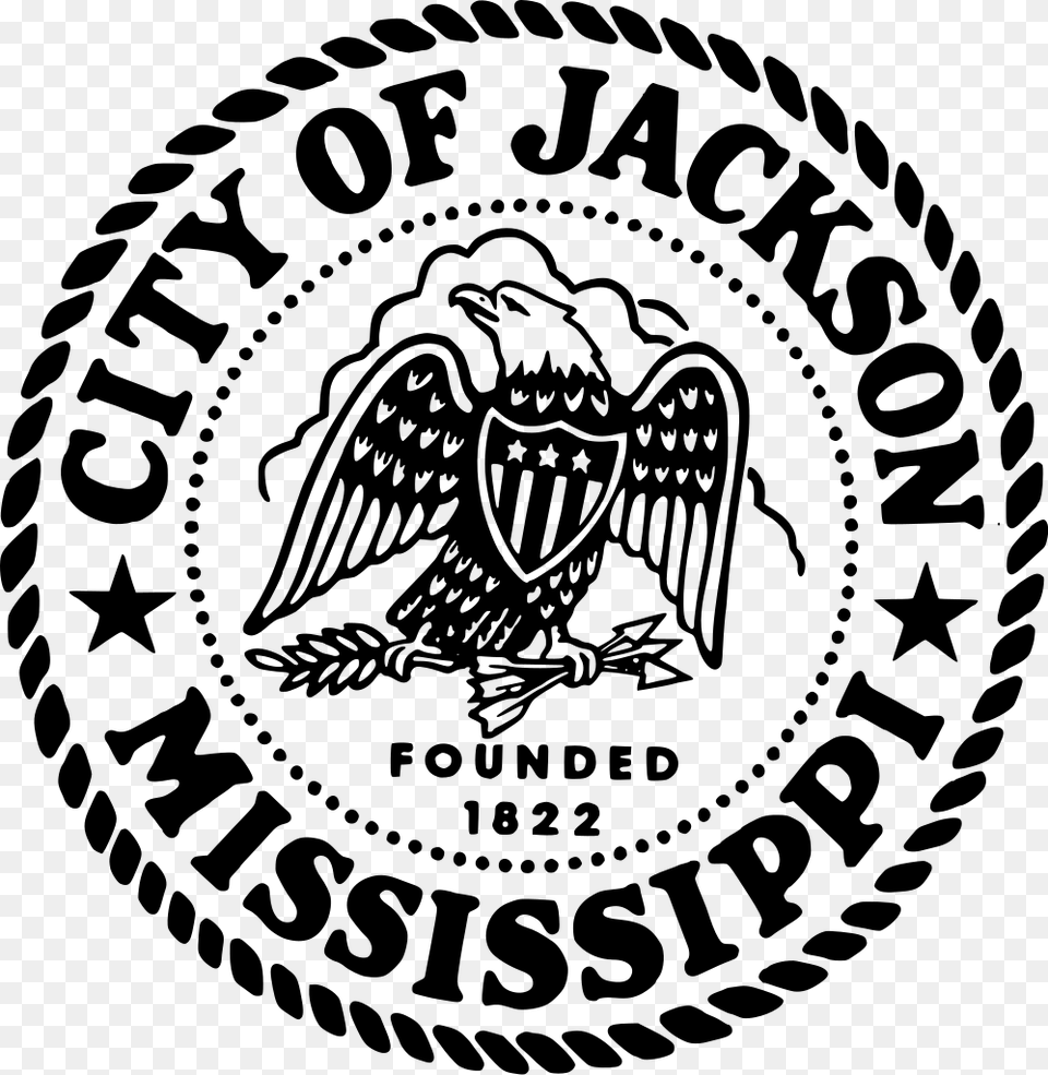 City Of Jackson Mississippi Seal, Gray Png Image