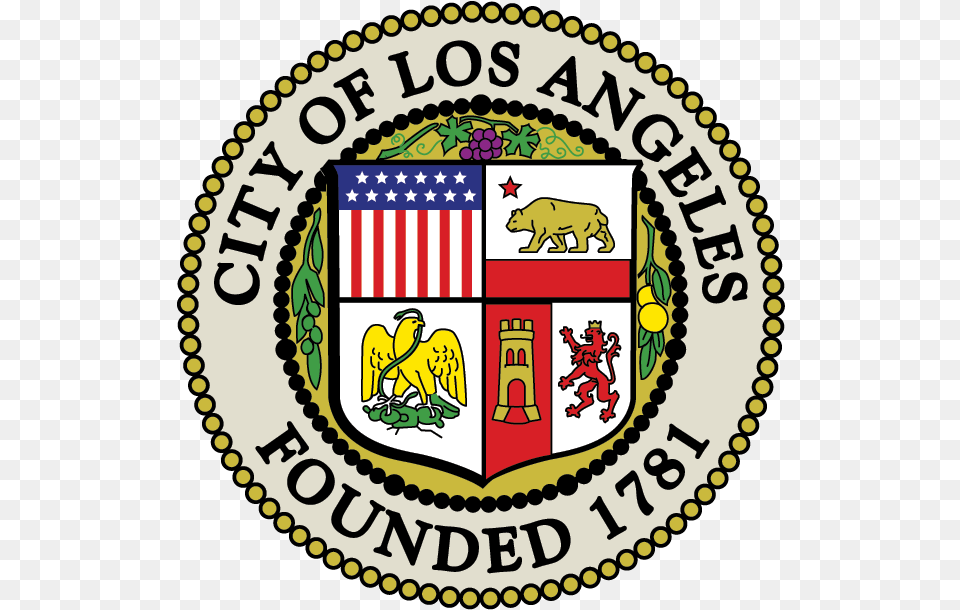 City Of Los Angeles Symbol, Logo, Mammal, Animal, Emblem Free Transparent Png
