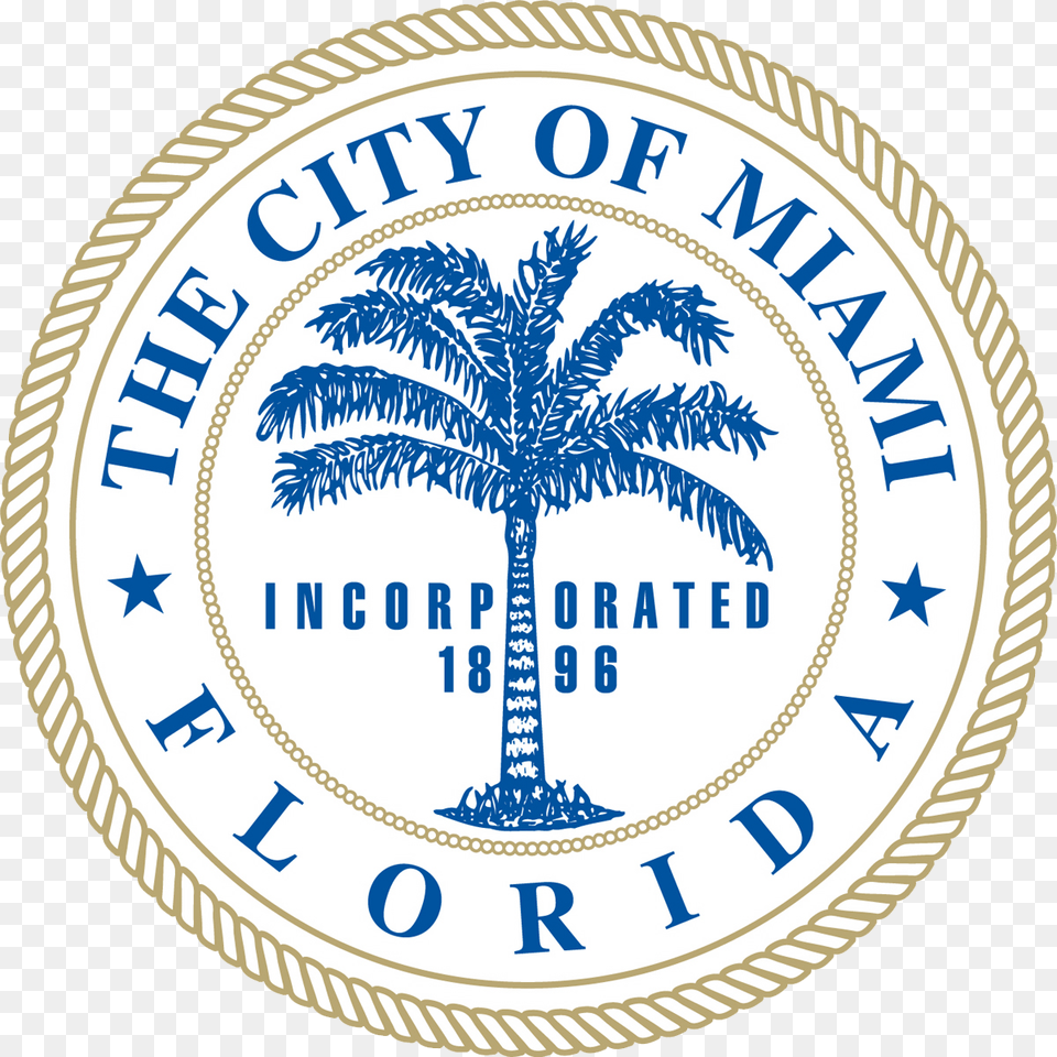 City Of Miami City Of Miami Logo, Badge, Symbol, Emblem Png