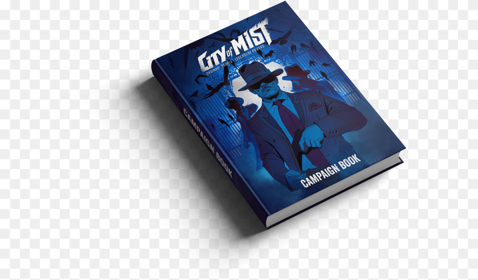 City Of Mist Rpg Graphic Design, Book, Publication, Adult, Male Free Transparent Png