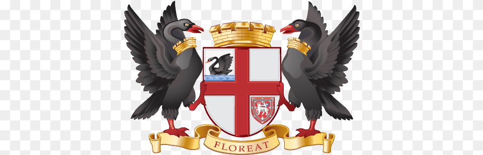 City Of Perth Logo, Emblem, Symbol, Animal, Bird Free Png