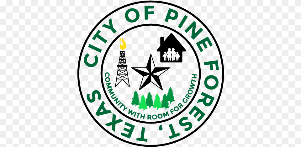 City Of Pine Logo Forest Circle Free Png