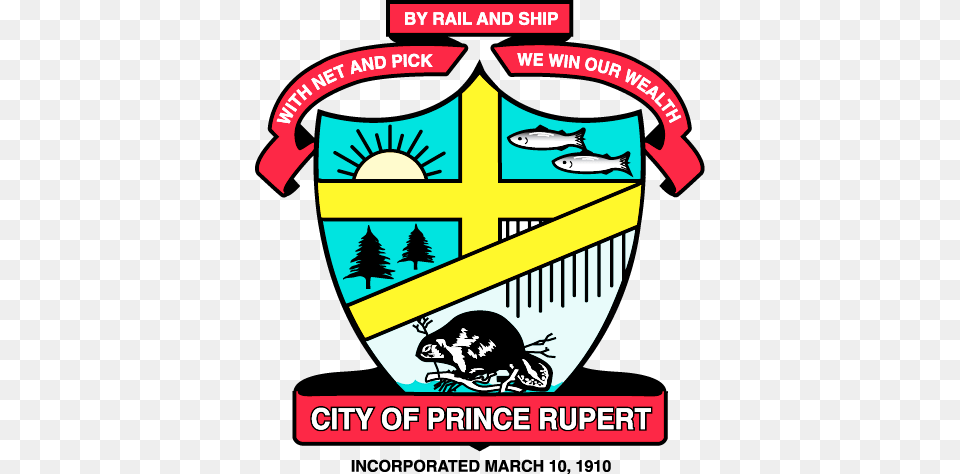 City Of Prince Rupert Logo, Baby, Person, Armor, Shield Free Png Download