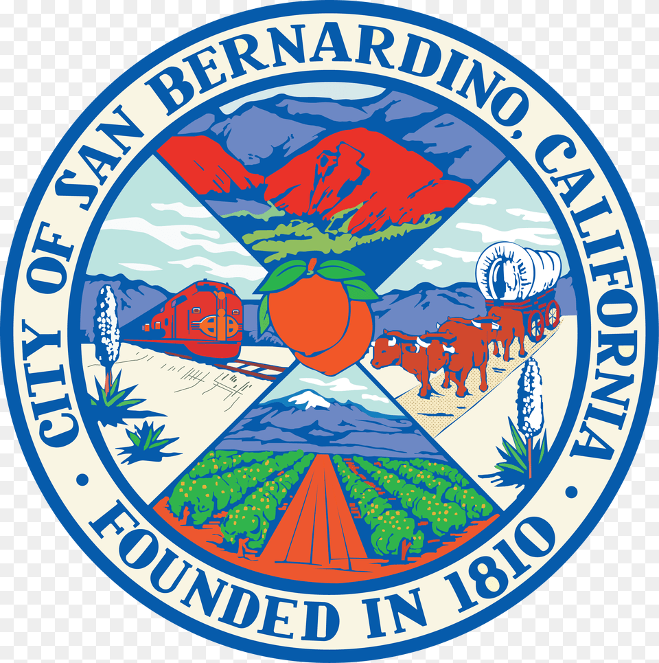 City Of San Bernardino Careerslogo Imagetitle City Seal Of San Bernardino, Emblem, Logo, Symbol, Badge Png Image