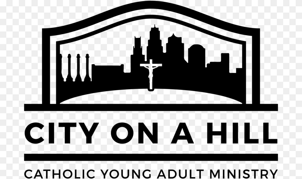 City On A Hill Portable Network Graphics, Gray Png Image