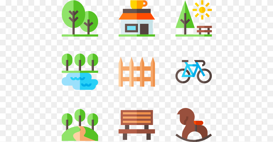 City Park Icon Flat Design, Bench, Furniture, Baby, Person Png Image