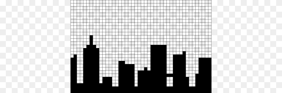 City Pixel, Gray Png Image