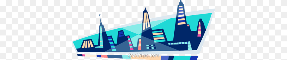 City Scape Royalty Vector Clip Art Illustration, Architecture, Tower, Spire, Urban Free Png Download