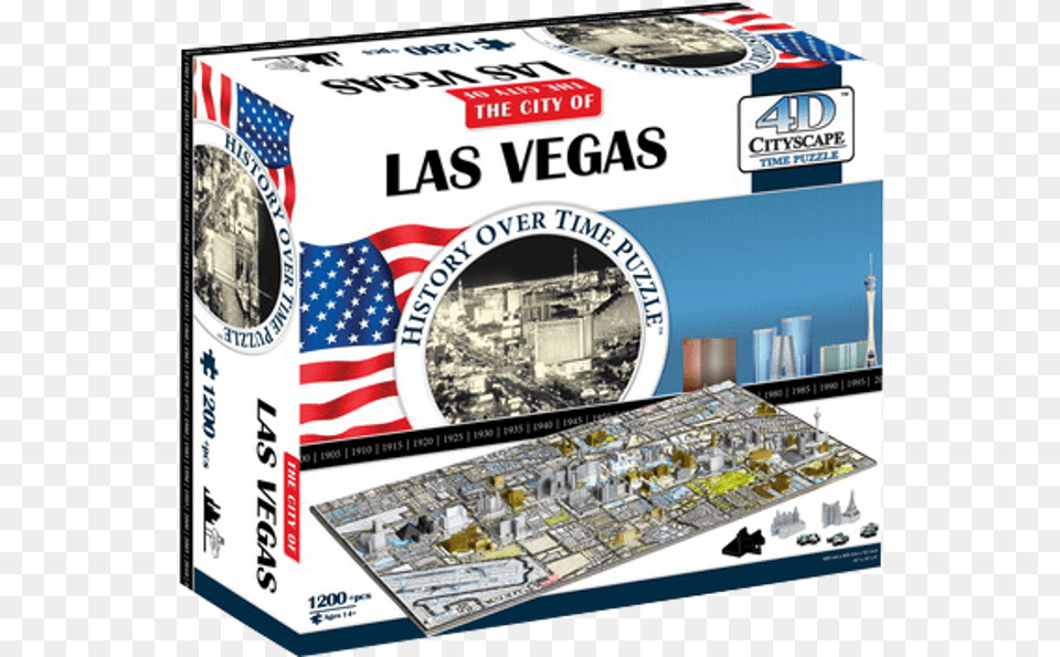 City Scape Time Puzzle 4d Cityscape Las Vegas Puzzle, Scoreboard Free Png