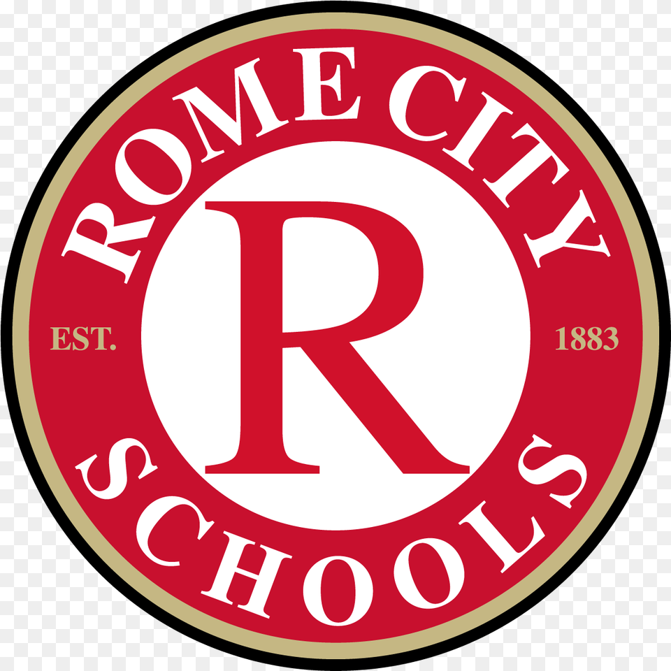 City School Board Tables Return Plan Rome City Schools Logo, Symbol, Text, Disk Free Png