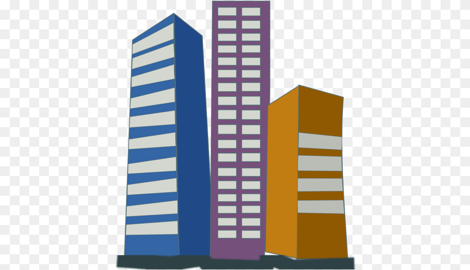 City Skyline Clip Art High Rise Building Clipart, Architecture, High Rise, Urban Free Png Download