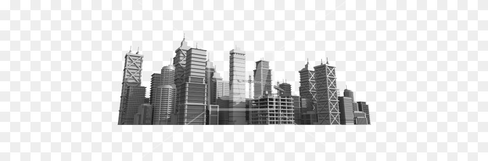 City Skyline Developing Skyline, Architecture, Metropolis, Urban, High Rise Free Transparent Png