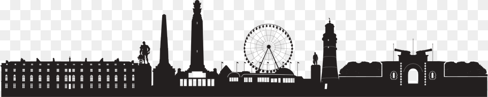 City Skyline Ferris Wheel, Machine, Amusement Park, Ferris Wheel, Fun Free Png