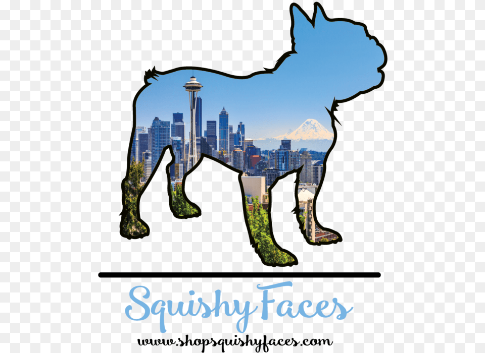 City Skyline Frenchie Style Squishy Faces, Metropolis, Urban, Architecture, Building Png