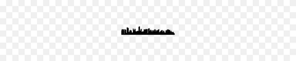 City Skyline Icons Noun Project, Gray Png Image
