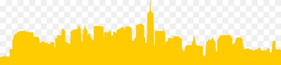 City Skyline Silhouette, Lighting Png Image