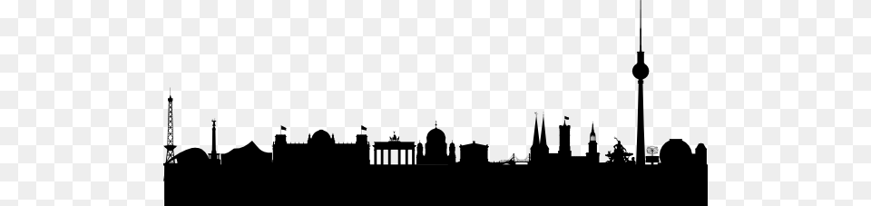 City Skyline Silhouette Clip Art Black And White Silhouette City, Architecture, Building, Spire, Tower Free Png