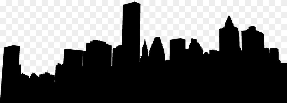 City Skyline Silhouette Picture Freeuse Library New York Building Sinking, Architecture, Metropolis, Spire, Tower Png