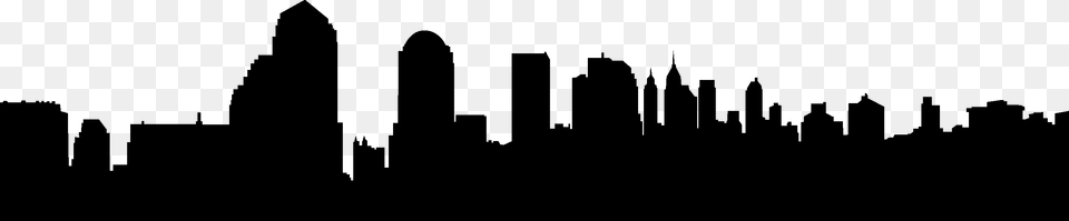 City Skyline Silhouette View Of New York From Nj City, Urban, Metropolis, Outdoors, Nature Free Png Download