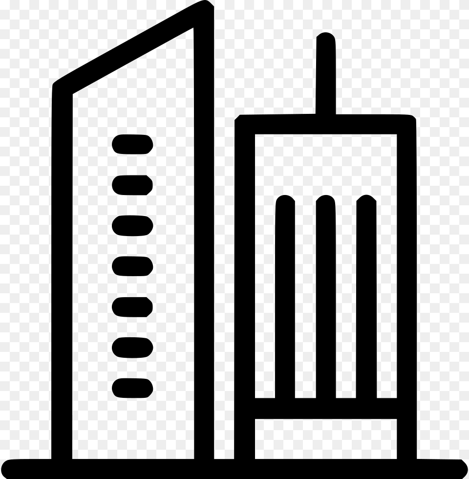 City Skyscraper Flat, Cross, Symbol Free Png Download