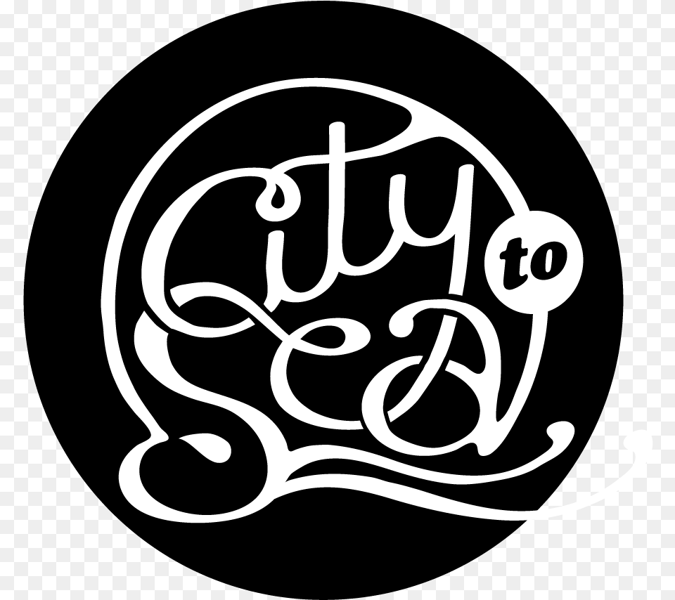 City To Sea Circle, Stencil, Text, Handwriting Png Image