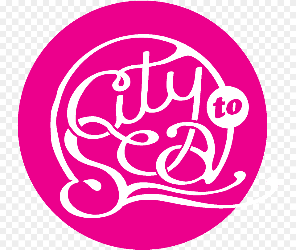 City To Sea Logo, Text, Disk Png Image