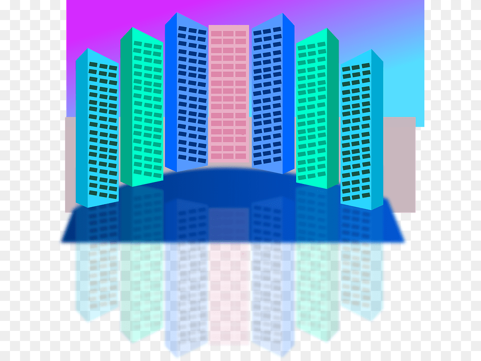 City Tower Clipart, Architecture, Building, Condo, High Rise Free Png Download