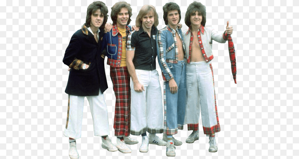 City Transparent Background Bay City Rollers 1970s, Clothing, Coat, Tartan, Skirt Png