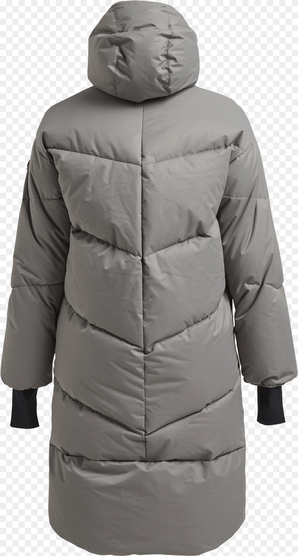 City Trek Jacket Dark Greige Fur Clothing Png Image