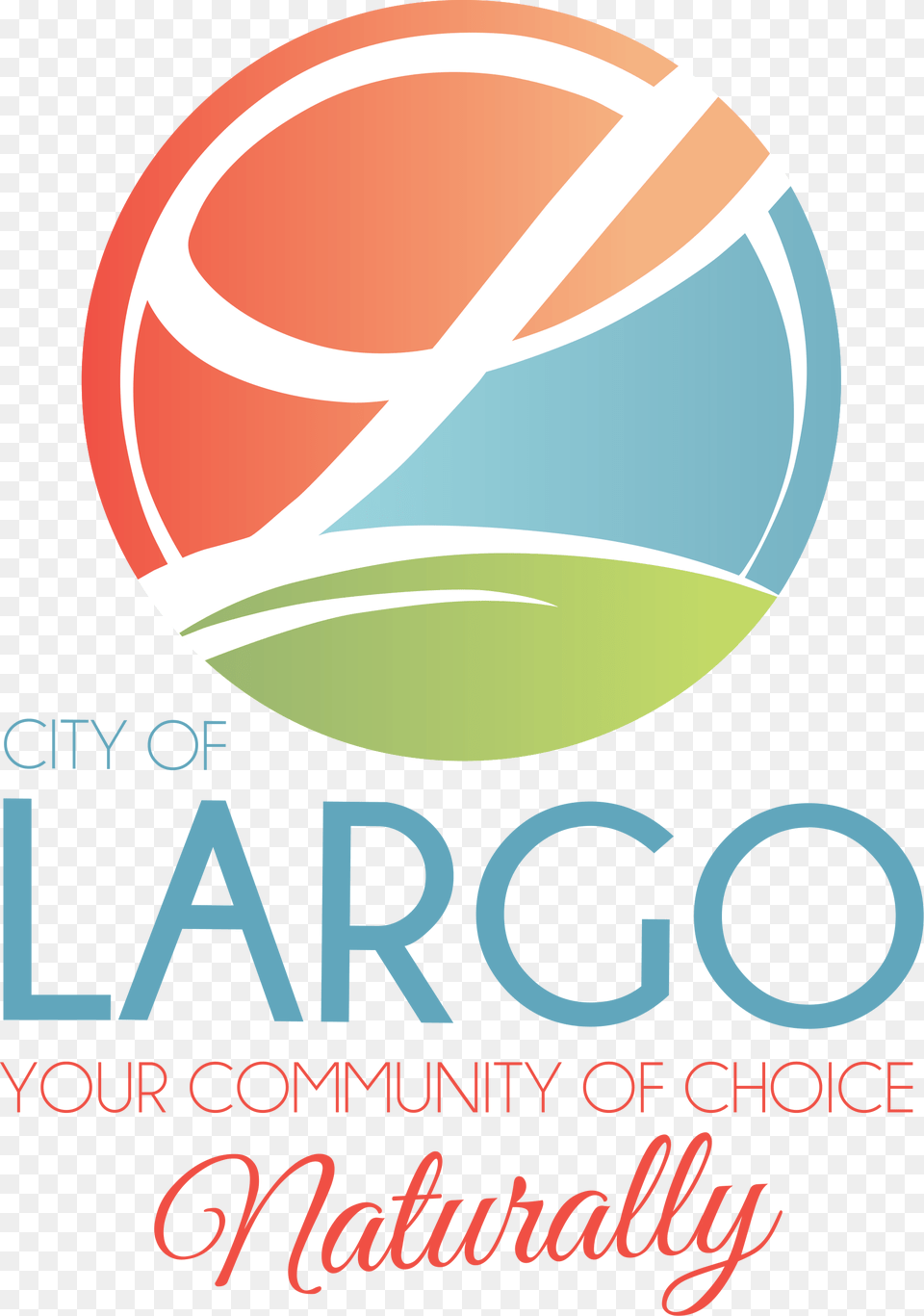 Citylogocolor Vert1 City Of Largo Seal, Advertisement, Poster, Logo, Book Png