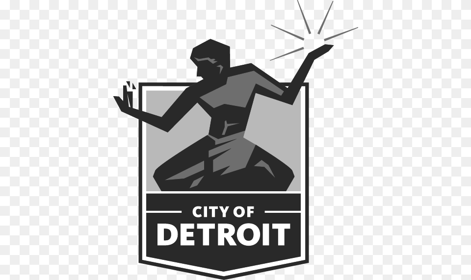 Cityofdetroit Humanresources 4c Tdpm Crest Copy City Of Detroit Logo, People, Person, Advertisement, Poster Png