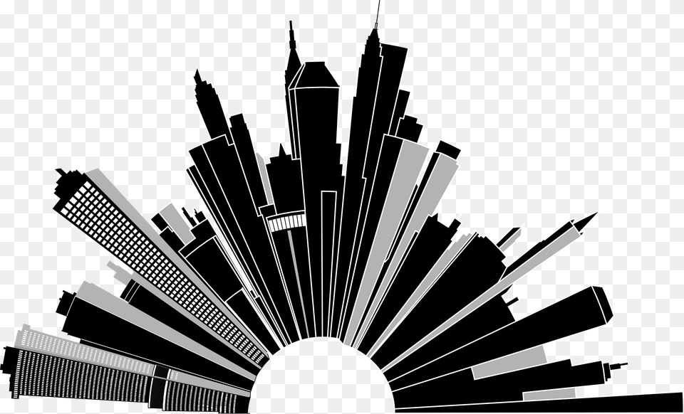 Cityscape Clipart, Art, City, Graphics, Green Free Png