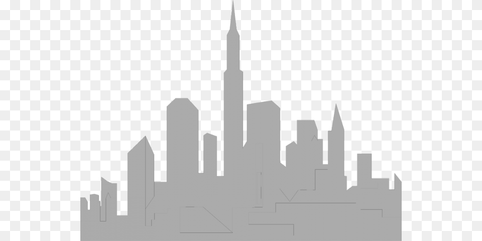 Cityscape Clipart Boston Skyline City Clipart Background, Architecture, Building, Spire, Tower Png Image
