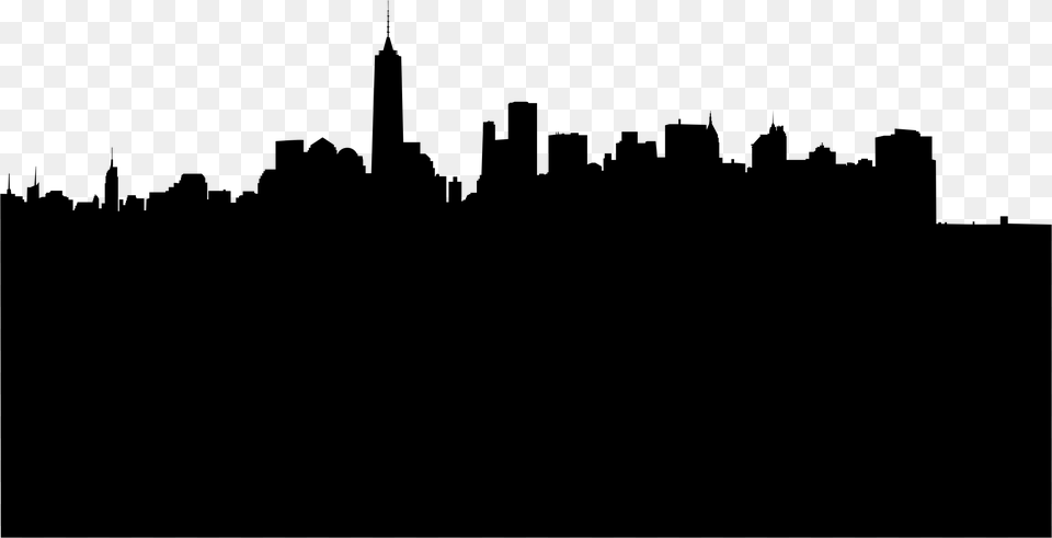 Cityscape Clipart Skyline New York City New York City, Gray Free Transparent Png