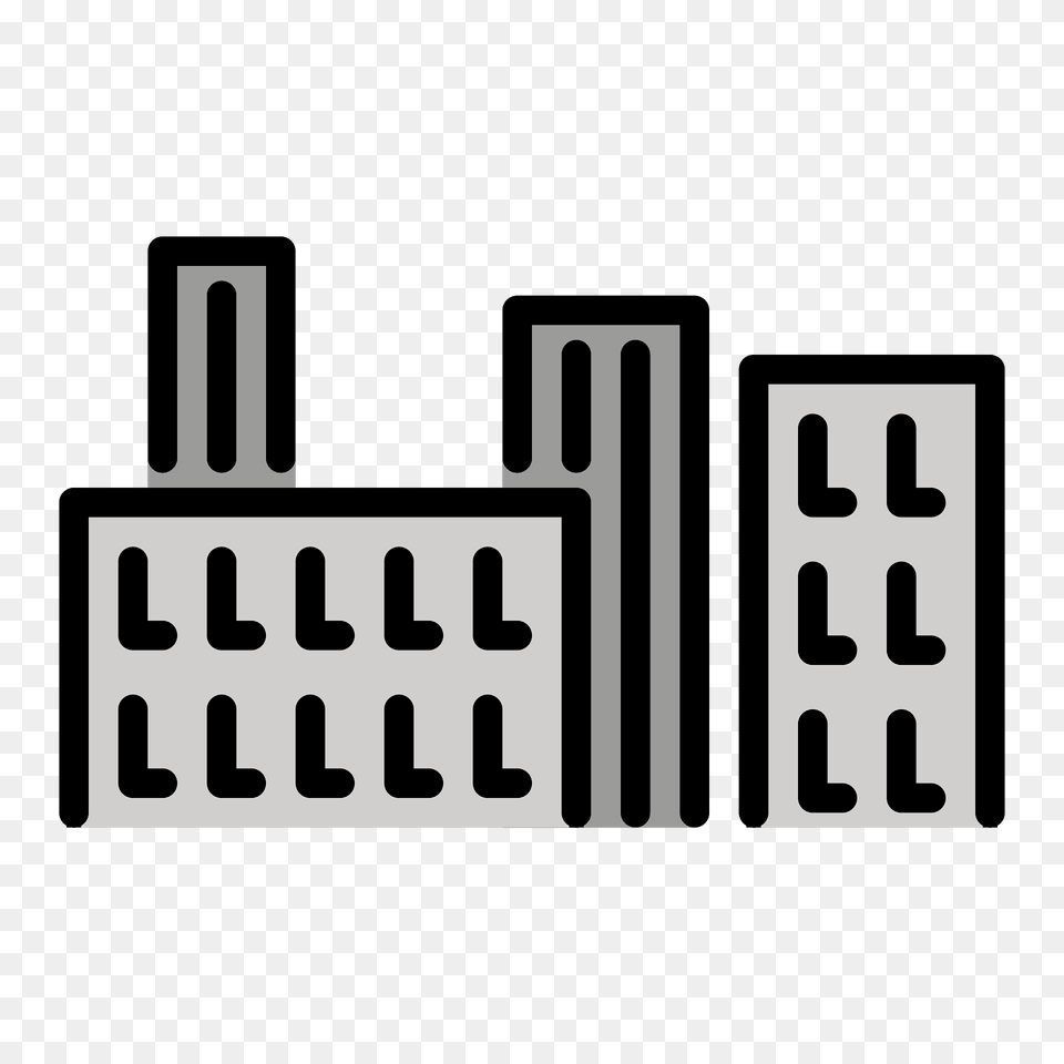 Cityscape Emoji Clipart, Text Free Png