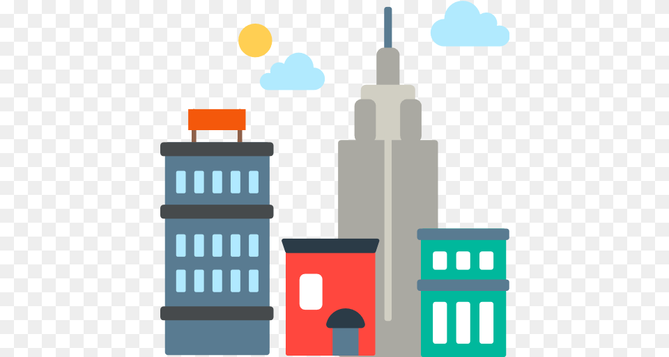 Cityscape Emoji For Facebook Email Sms Id Places Emojis, City, Urban Png