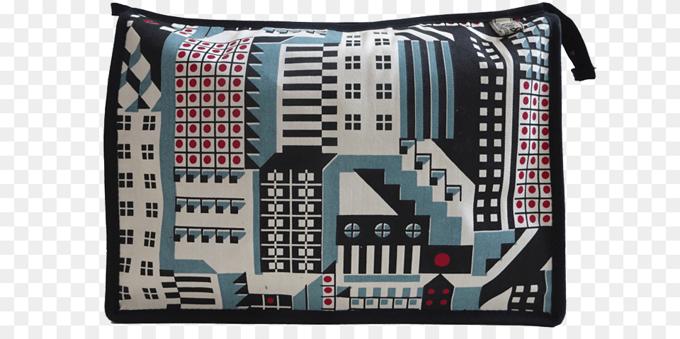 Cityscape Large Zipped Wash Bag Wolford Washbag, Cushion, Home Decor, Pillow Free Png Download