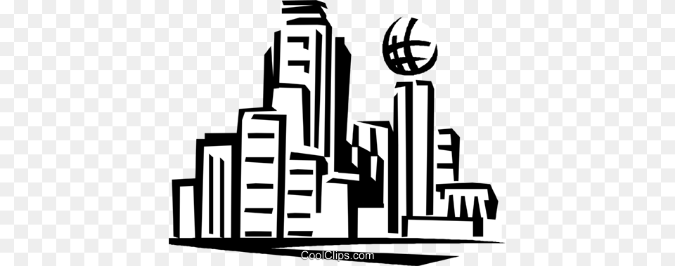 Cityscape Royalty Free Vector Clip Art Illustration, City, Metropolis, Urban, Architecture Png Image