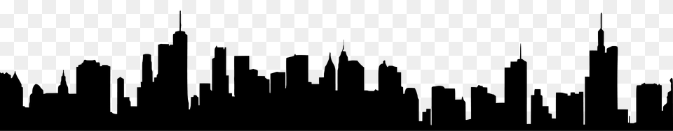 Cityscape Silhouette, Urban, Metropolis, Green, City Free Png