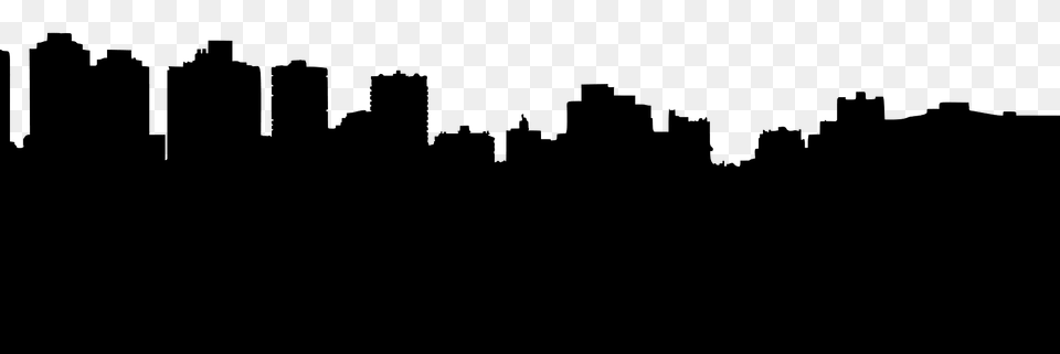 Cityscape Silhouette, Urban, Metropolis, Green, City Png Image