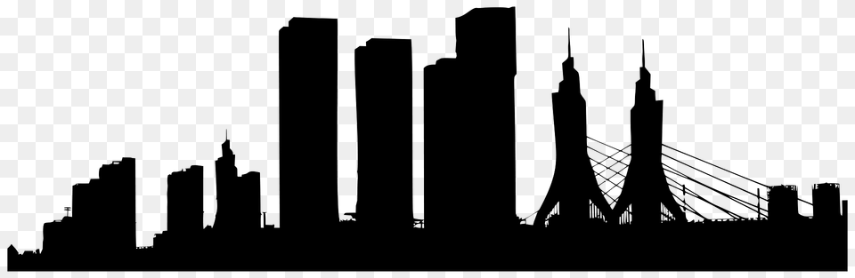 Cityscape Silhouette, Urban, City, Metropolis, Tower Free Transparent Png